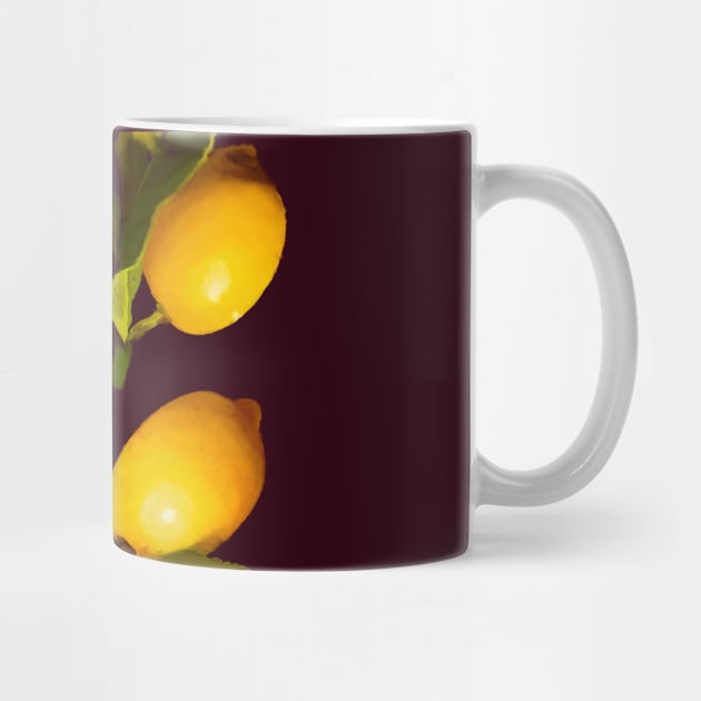 Seamless lemon pattern by shikita_a